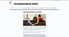 Desktop Screenshot of fecundacionvitro.com