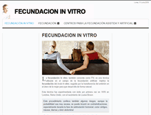 Tablet Screenshot of fecundacionvitro.com